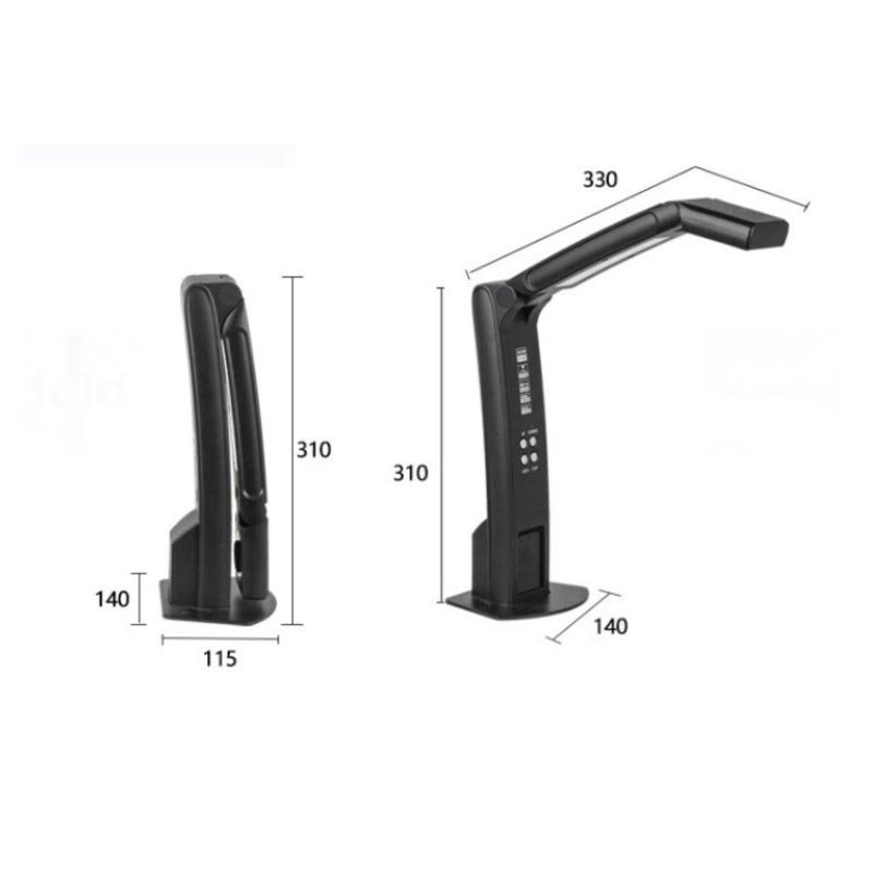 Document Camera Visualizer - Портативная складная документ-камера-визуализатор с регулируемым кронштейном,