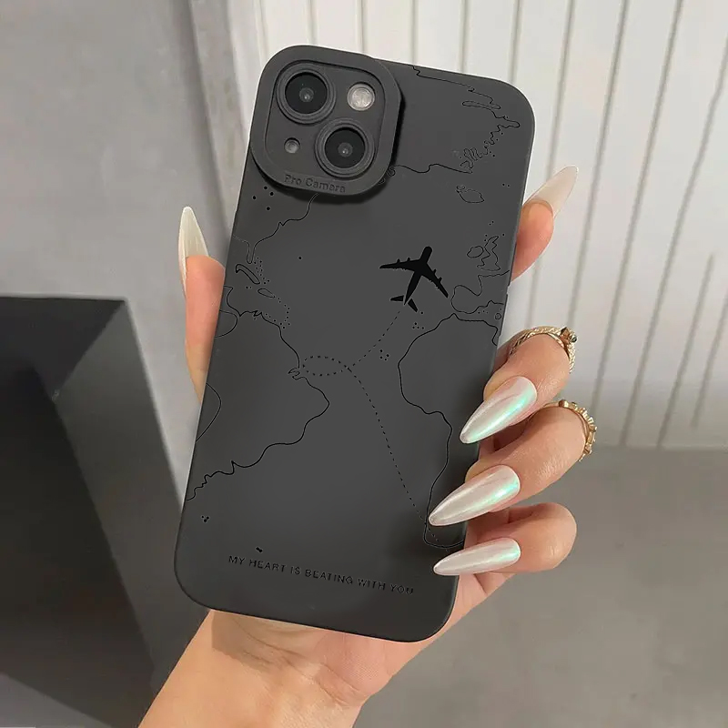 Samsung Galaxy A55 - Чехлы для телефонов с дизайном авиарейсов