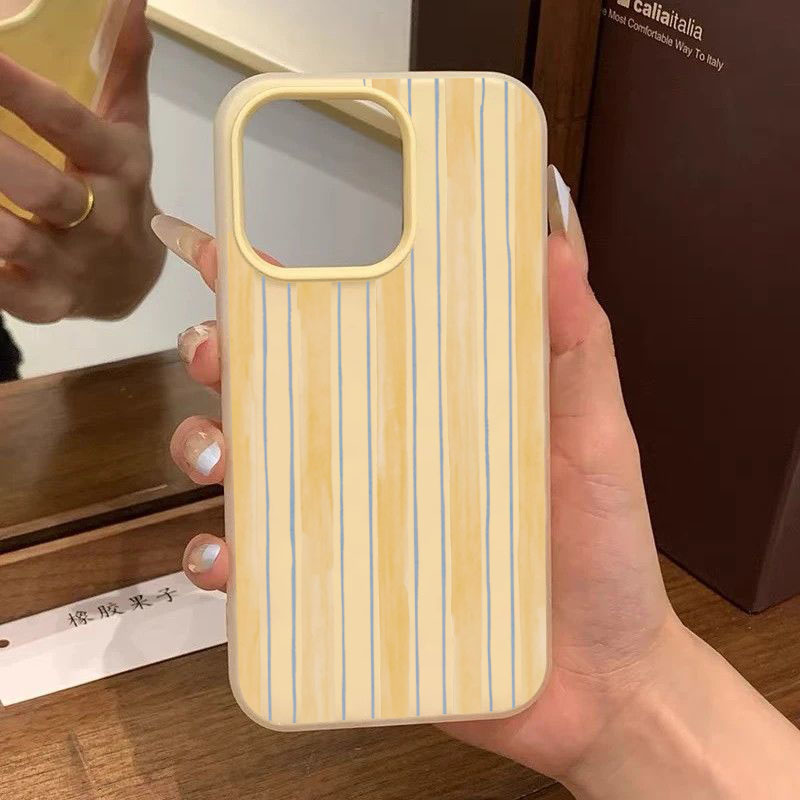 Стильный желтый чехол в полоск – обзор и цена Samsung Galaxy S24